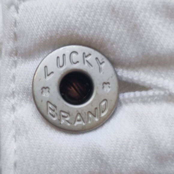 Lucky Brand Jeans Hayden skinny white women's size 12/31 - Picture 9 of 11